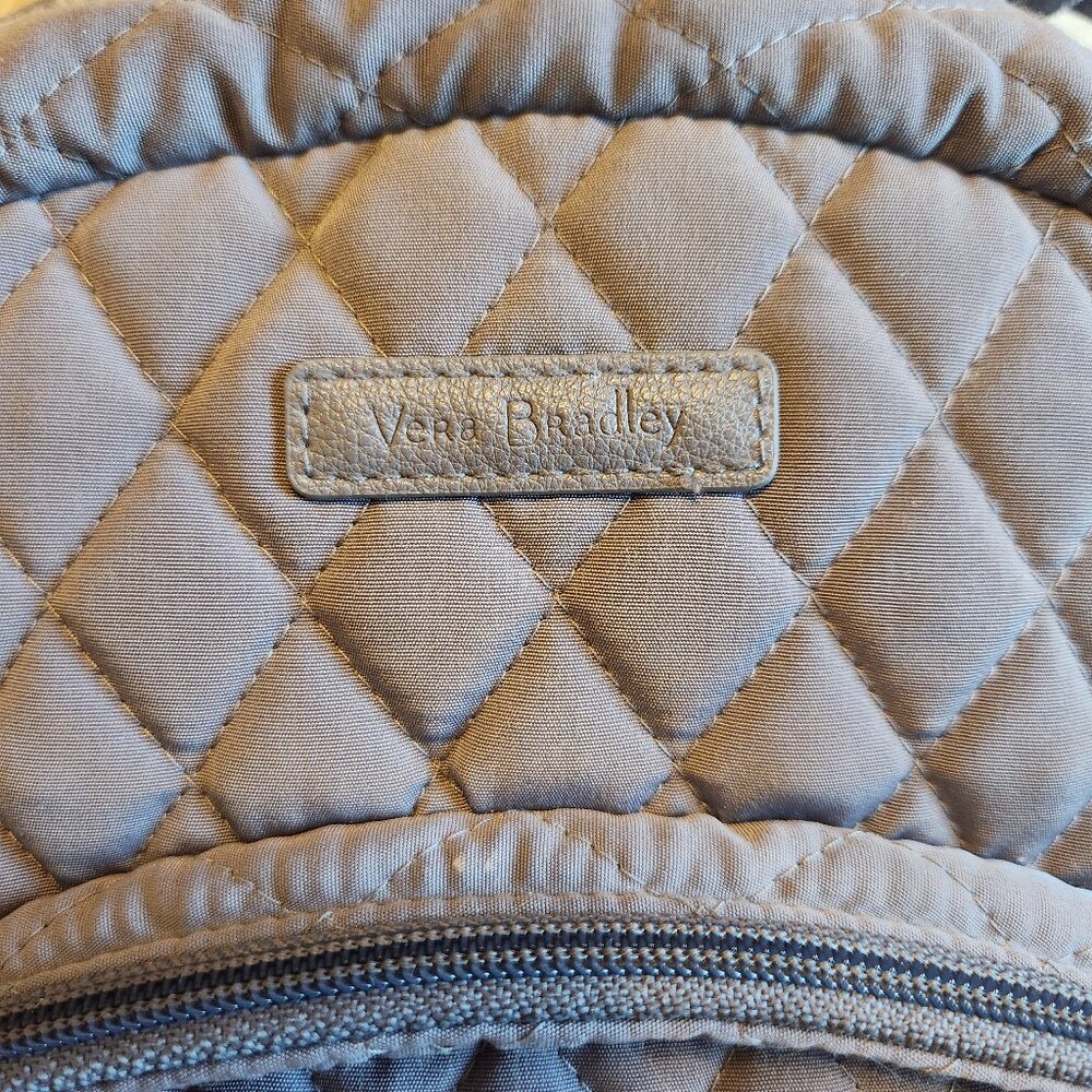 Vera Bradley Gray Essential Compact Backpack - Picture 3 of 11